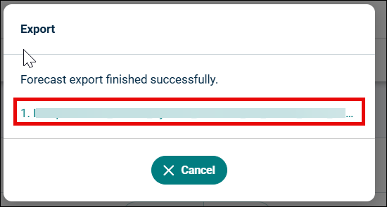 Export PDF link